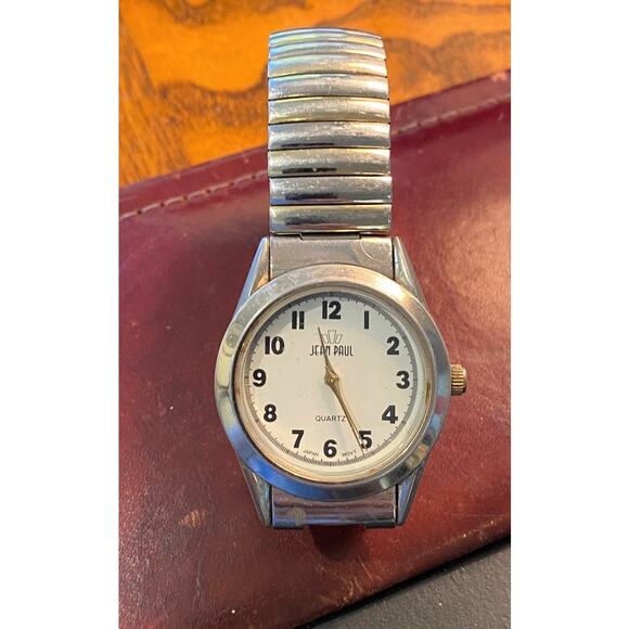Jean Paul Other - VTG Men's 36mm Silver Tone Jean Paul Watch,  Mineral Glass Crystal